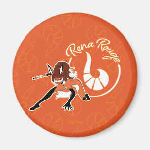 Rena Rouge Badge Magnet