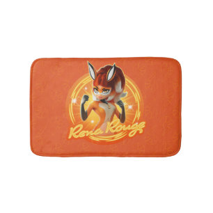 Rena Rouge Circle Badge Bath Mat