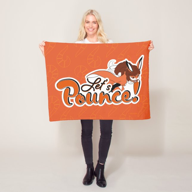 Rena Rouge | Let's Pounce Fleece Blanket (In Situ)