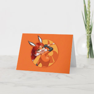 Rena Rouge Orange Badge Card