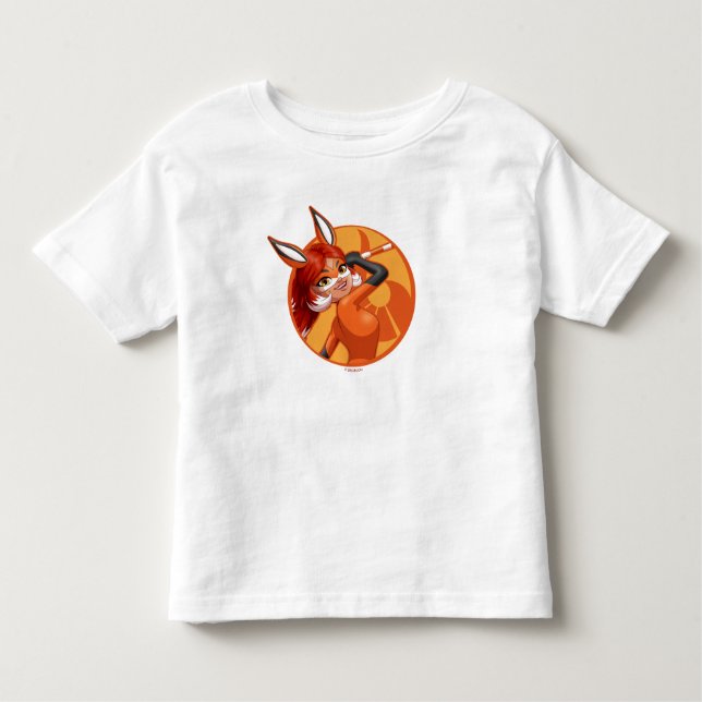 Rena Rouge Orange Badge Toddler T-Shirt (Front)