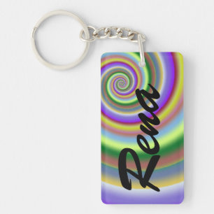 Rena Swirl Key Ring