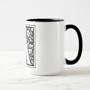 Renaissance Alphabet Letter A On Mug