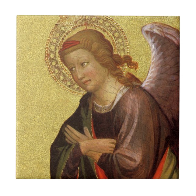 Renaissance Angel by Master of the Bambino Vispo Ceramic Tile (Front)