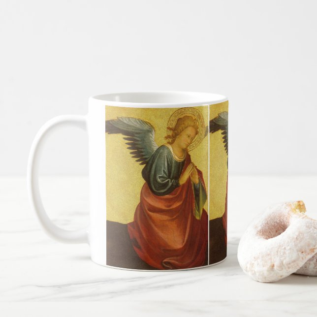 Renaissance Angel by Master of the Bambino Vispo Coffee Mug (With Donut)