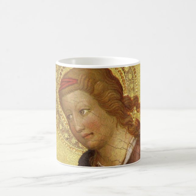 Renaissance Angel by Master of the Bambino Vispo Coffee Mug (Center)