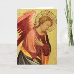Renaissance Angel by Master of the Bambino Vispo Holiday Card