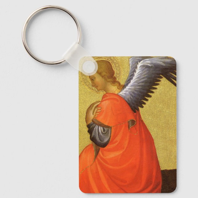 Renaissance Angel by Master of the Bambino Vispo Key Ring (Front)
