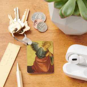 Renaissance Angel by Master of the Bambino Vispo Key Ring