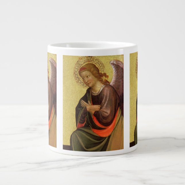 Renaissance Angel by Master of the Bambino Vispo Large Coffee Mug (Front)