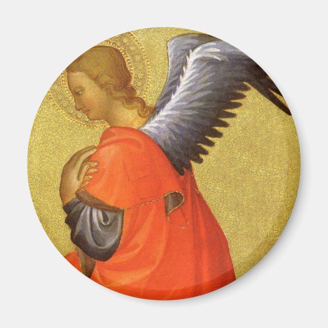 Renaissance Angel by Master of the Bambino Vispo Magnet (Front)