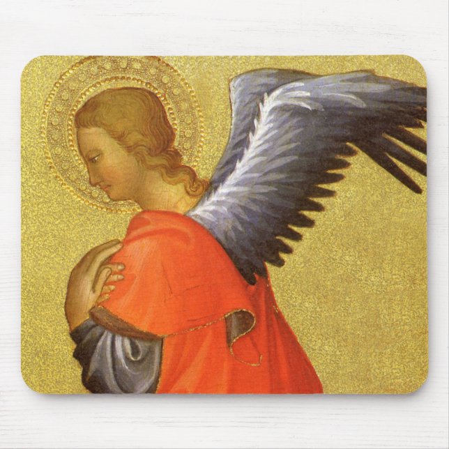 Renaissance Angel by Master of the Bambino Vispo Mouse Pad (Front)