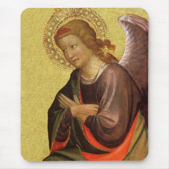 Renaissance Angel by Master of the Bambino Vispo Mouse Pad (Front)