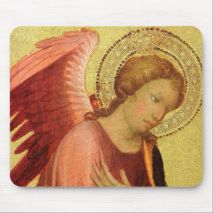 Renaissance Angel by Master of the Bambino Vispo Mouse Pad