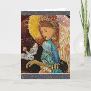 Renaissance Angel & Dove Christmas Holiday Card