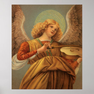 Renaissance Angel Playing Violin Melozzo da Forli Poster