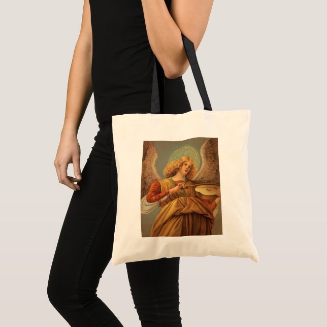 Renaissance Angel Playing Violin Melozzo da Forli Tote Bag (Front (Product))