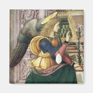 Renaissance  Angel Square Magnet Pinturicchio