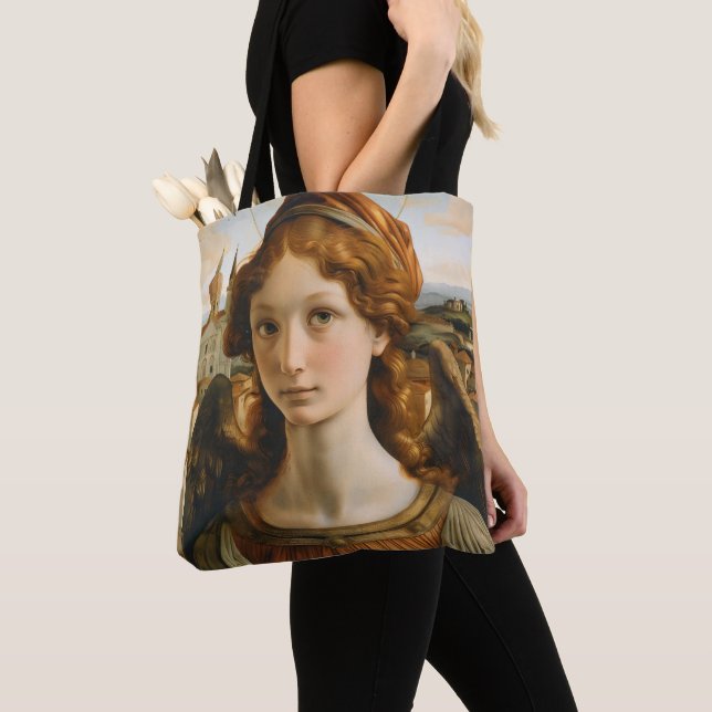 Renaissance Angel Tote Bag (Close Up)