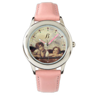 RENAISSANCE ANGELS /Winged Cherubs Monogram Watch