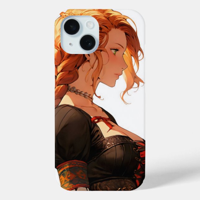 Renaissance Anime Woman Case-Mate iPhone Case (Back)