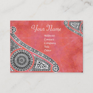 RENAISSANCE ARCHITECT,Architecture,Antique Pink Business Card