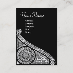 RENAISSANCE ARCHITECT,Architecture,Black and White Business Card