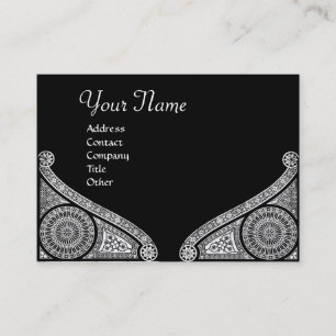 RENAISSANCE ARCHITECT,Architecture,Black and White Business Card