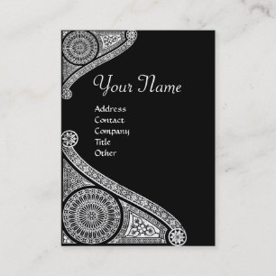 RENAISSANCE ARCHITECT,Architecture,Black and White Business Card