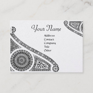 RENAISSANCE ARCHITECT,Architecture,Black Platinum Business Card