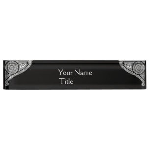 RENAISSANCE ARCHITECT,Architecture,Black White Nameplate
