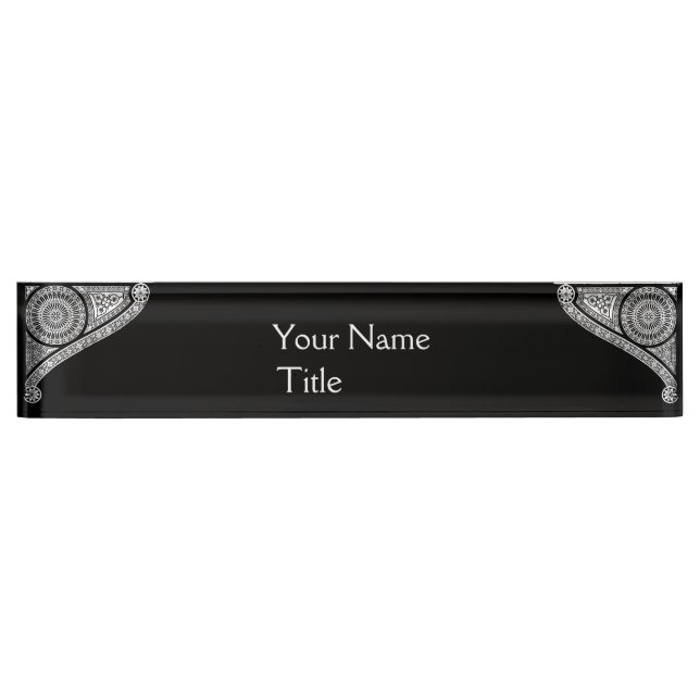 RENAISSANCE ARCHITECT,Architecture,Black White Nameplate (Front)