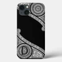 RENAISSANCE ARCHITECT Black White Monogram 