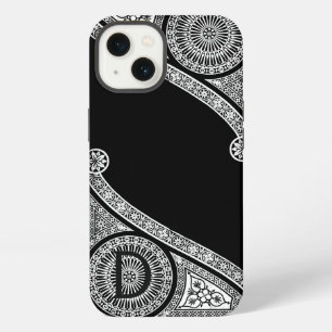 RENAISSANCE ARCHITECT Black White Monogram iPhone 13 Case