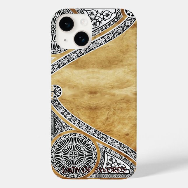 RENAISSANCE ARCHITECT BROWN PARCHMENT Case-Mate iPhone CASE (Back)