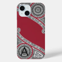 RENAISSANCE ARCHITECT Marsala Red Monogram