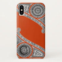 RENAISSANCE ARCHITECT Red Orange Monogram