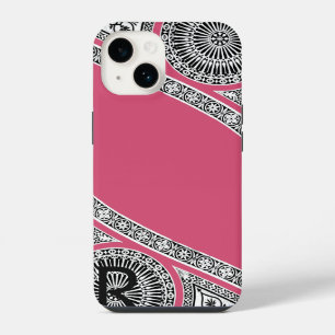 RENAISSANCE ARCHITECT Strawberry Ice Pink Monogram iPhone 14 Case
