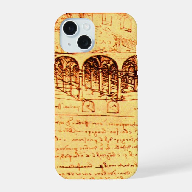 RENAISSANCE ARCHITECTURE,ARCHITECT,ENGINEER iPhone 15 CASE (Back)