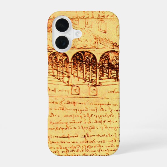 RENAISSANCE ARCHITECTURE,ARCHITECT,ENGINEER iPhone 16 CASE (Back)
