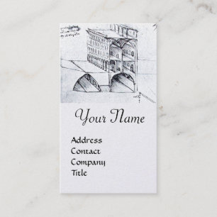 RENAISSANCE ARCHITECTURE,ARCHITECT,ENGINEER,Silver Business Card