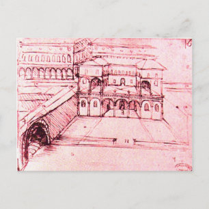 RENAISSANCE ARCHITECTURE ,VILLE PROJECT ,Pink Postcard