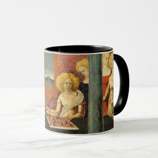 Renaissance Art Chess Players Tempera Painting Mug