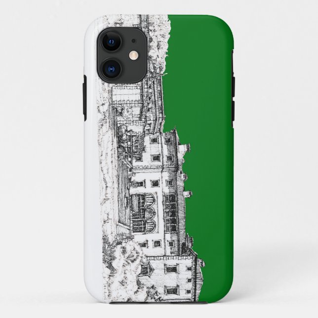 Renaissance building green Case-Mate iPhone case (Back)
