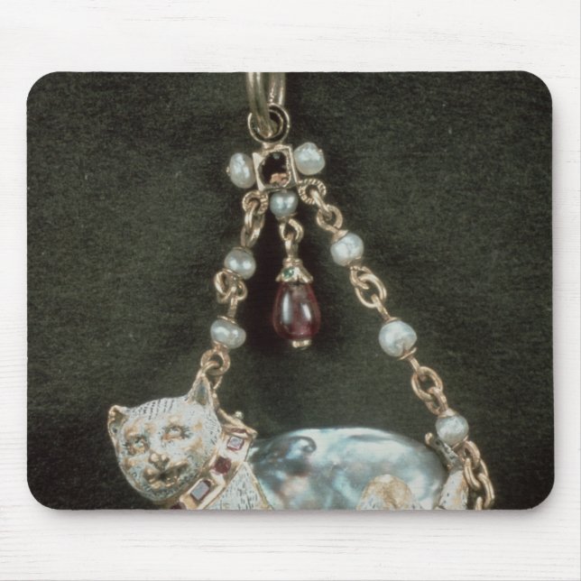 Renaissance cat pendant mouse pad (Front)