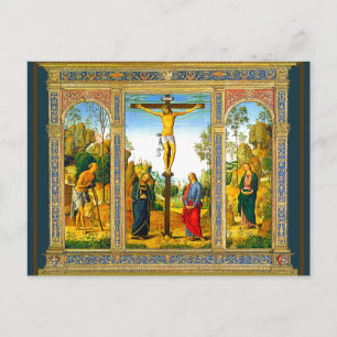 Renaissance Crucifixion of Christ Postcard