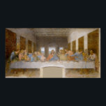Renaissance Da Vinci painting: "The Last Supper", Poster<br><div class="desc">Renaissance Da Vinci painting: "The Last Supper",  by Leonardo da Vinci,  otherwise known as "Il Cenacolo" or "La Ultima Cena", </div>
