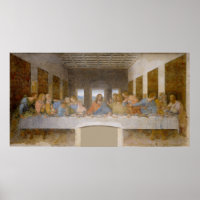 Renaissance Da Vinci painting: "The Last Supper",