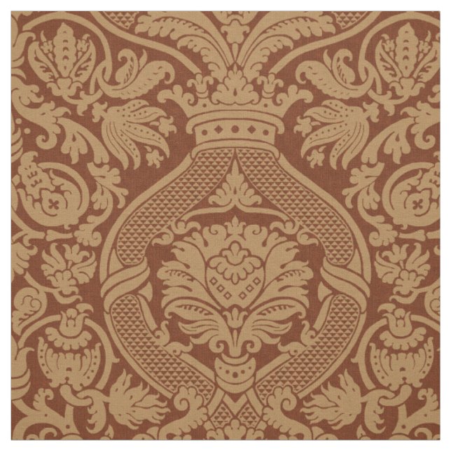 Renaissance Damask - Ambers Fabric (Swatch)