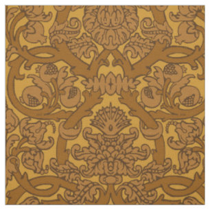 Renaissance Damask with Pomegranates Fabric